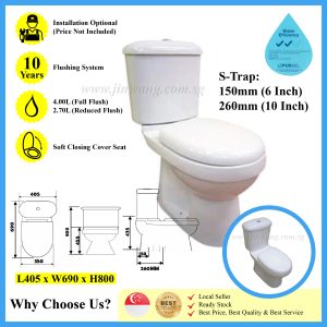 Two-Piece Toilet Bowl JWBA203