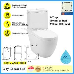 One-Piece Toilet Bowl JWBA888