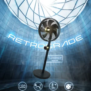 12in Metal Stand Fan with Remote MMSF12R Mistral