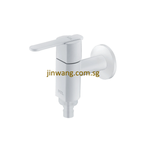 🇩🇪 On-Site 2yrs Warranty On Cartridge White Wall Mounted Bib Tap For Washing Machine JW2021WH