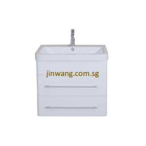 🇩🇪 High Quality SUS304 Stainless Steel Basin Cabinet With Drawer White 610x460xH50mm JW66002W
