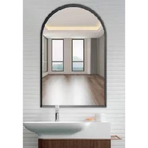 High Quality Gun Metal Seamless Frame Mirror Arch Shape 500x800mm JWESMS5080GM