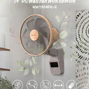 [Climate Voucher] 14in DC Wall Fan with Remote MWF1454DR-G Mistral