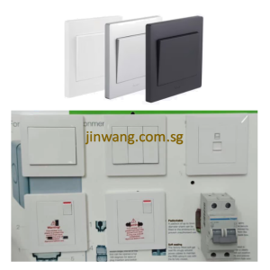 Hager Muse Switch and Power Socket