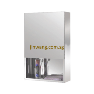 🇩🇪 SUS304 Matte Mirror Cabinet L400xW130xH600mm / L500xW190xH800mm JWC11601B