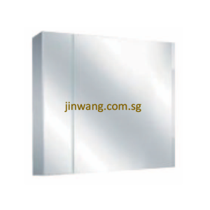 🇩🇪 SUS304 Matte Mirror Cabinet L600xW130xH600mm JWC11604A