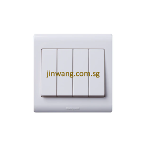 Honeywell R-Series 4Gang 1Way / 2Way Switch R4784WHISG