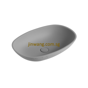 Cement Counter Top Mount Basin 530x350x120mm JWDU1001160GY