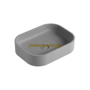 Cement Counter Top Mount Basin 480x370x120mm JWDU1001162GY
