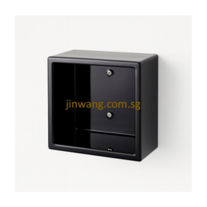 PVC Waterproof Black Side Cabinet L250xW150xH250mm JWMFE25B