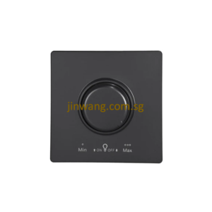 MK Honeywell Aria 1 Gang 2 Way 1000W LED Dimmer Space Grey W1535GRYSG