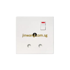 MK Honeywell Aria 1X15A Switched Socket White W2893WHISG