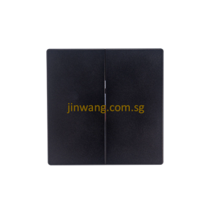 MK Honeywell Aria 2Gang 1Way / 2Way Switch Space Black W4782MBKSG