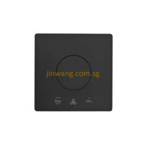 MK Honeywell Aria 1 Gang 200VA Fan Speed Control Space Grey W8601GRYSG