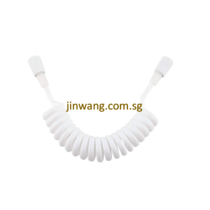 🇩🇪 Telephone Line Polyurethane Hose Max Long 2 meter White JW1730W