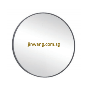 🇩🇪 SUS304 LED Frame Mirror 500mm Gun Metal JWJR08