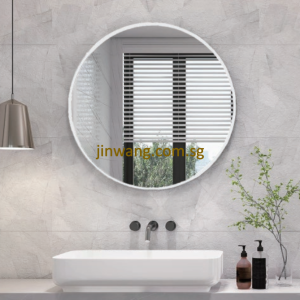 🇩🇪 SUS304 LED Frame Mirror 500mm White JWJR08