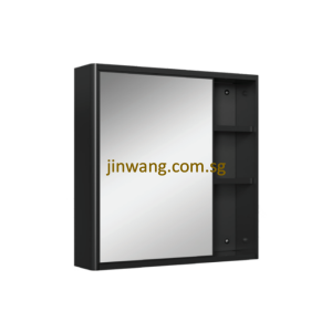 SUS304 Mirror Cabinet L600xW135xH600mm JWAFMC6060MB
