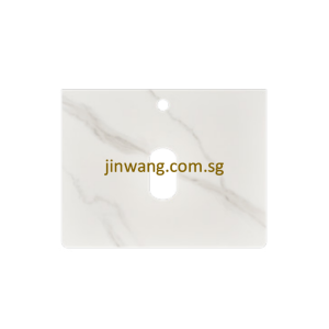 High Quality Sintered Stone Top Matt Marble White 610x470x11mm JWAFSST60MMW