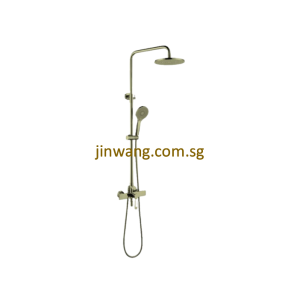 [Climate Voucher] 🇮🇹 Brass Matte Gold Rain Shower Mixer Set JW76119MG
