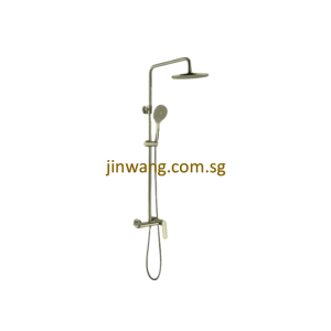 [Climate Voucher] 🇮🇹 Brass Matte Gold Rain Shower Mixer Set JW78119MG