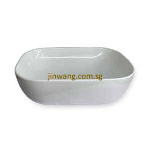High Quality Top Mount Basin Glossy White L460xW330xH130mm JWAFB4633WH