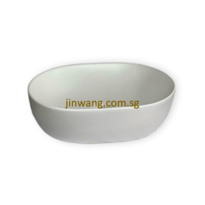 High Quality Top Mount Basin Matt White L490xW355xH130mm JWAFB4935MW