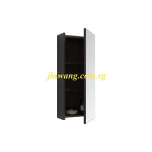 🇩🇪 High Quality Waterproof Black Walnut Mirror Side Cabinet L250xW125xH600mm JWDU2002560BWM