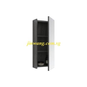 🇩🇪 High Quality Waterproof Grey Brownish Mirror Side Cabinet L250xW125xH600mm JWDU2002560GBM