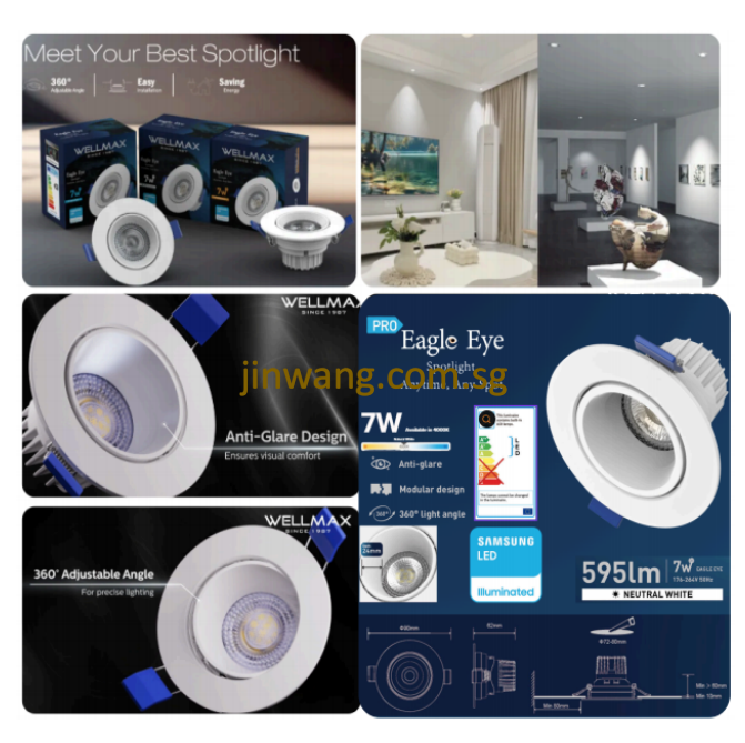 Wellmax Spotlight 7W 4000K Wellmax Spotlight 7W 4000K