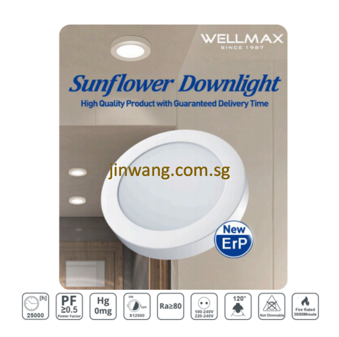 Wellmax sunflower surface mount