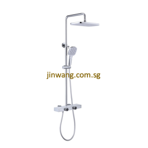 🇩🇪 On-Site 2yrs Warranty On Cartridge Brass Chrome Rain Shower Mixer Set JW1018